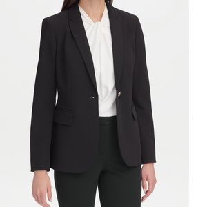 Tommy Hilfiger Black one button blazer NWT